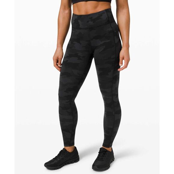 lululemon athletica Pants - Lululemon Invigorate High-Rise Tight Heritage 365 Camo Deep Coal Multi Size 10